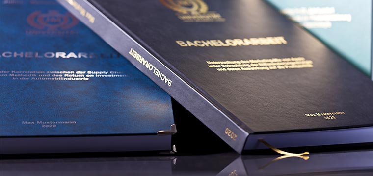 Bachelorarbeit online binden – Schnell, professionell und nachhaltig Bachelorarbeit online binden